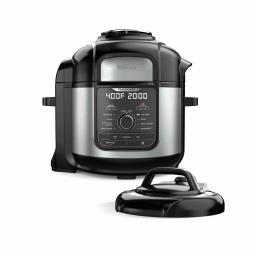 Ninja Foodi Deluxe 8 qt. Electric Pressure Cooker and Air Fryer, Stainless Steel thumbnail 1