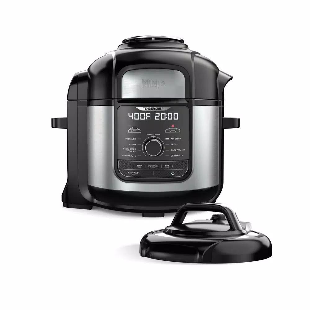 Ninja Foodi Deluxe 8 qt. Electric Pressure Cooker and Air Fryer, Stainless Steel