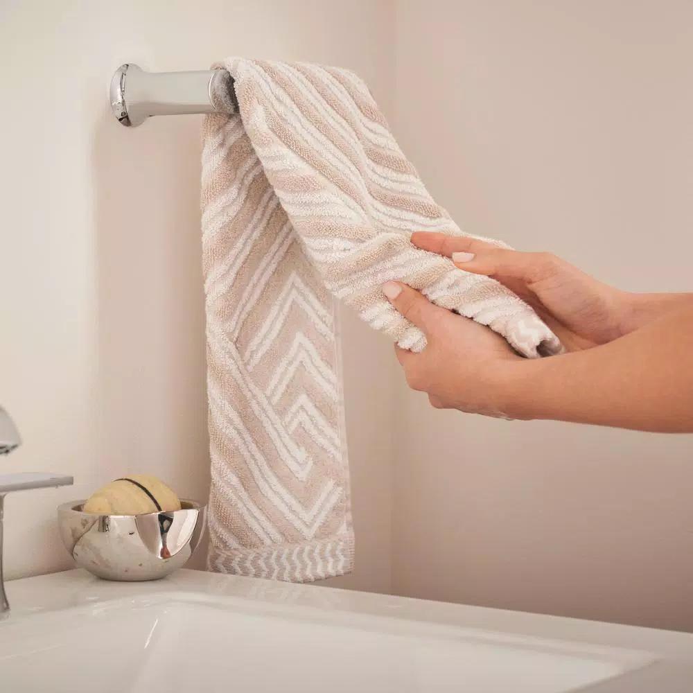 MOEN Genta 3-Piece Chrome Bath Hardware Set: 18 in. Towel Bar, Hand Towel Bar & Toilet Paper Holder