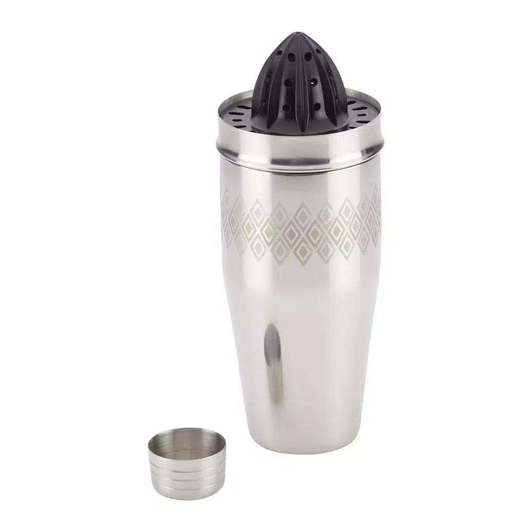Ayesha Curry 4-in-1 Stainless Steel Cocktail Shaker, 26 oz