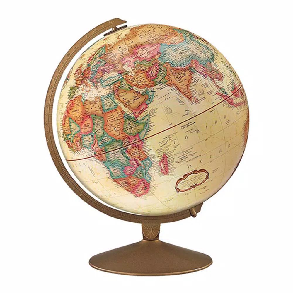 Replogle Franklin 12 in. Political Desk Globe with Metal Base