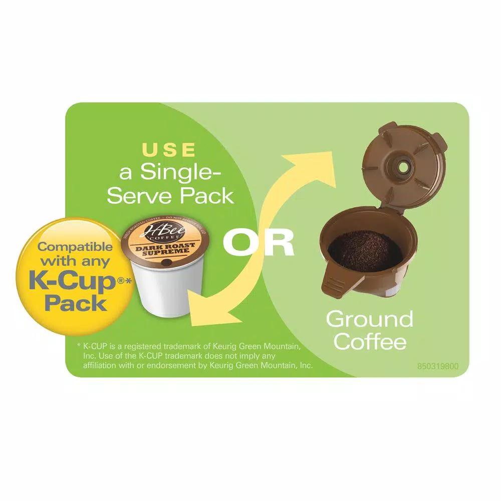 Hamilton Beach FlexBrew Black Single Serve Coffee Maker - Brews K-Cup Pods & Ground Coffee