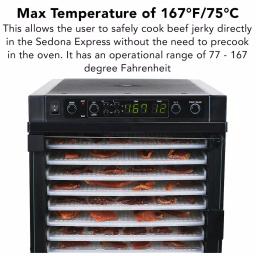 Tribest Sedona Express 11-Tray Food Dehydrator with TST Technology and Digital Controls thumbnail 5