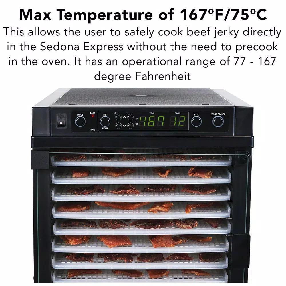 Tribest Sedona Express 11-Tray Food Dehydrator with TST Technology and Digital Controls
