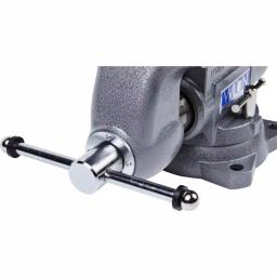 Wilton 1765 Tradesman 6.5 in. Jaw Width Round Channel Bench Vise thumbnail 4