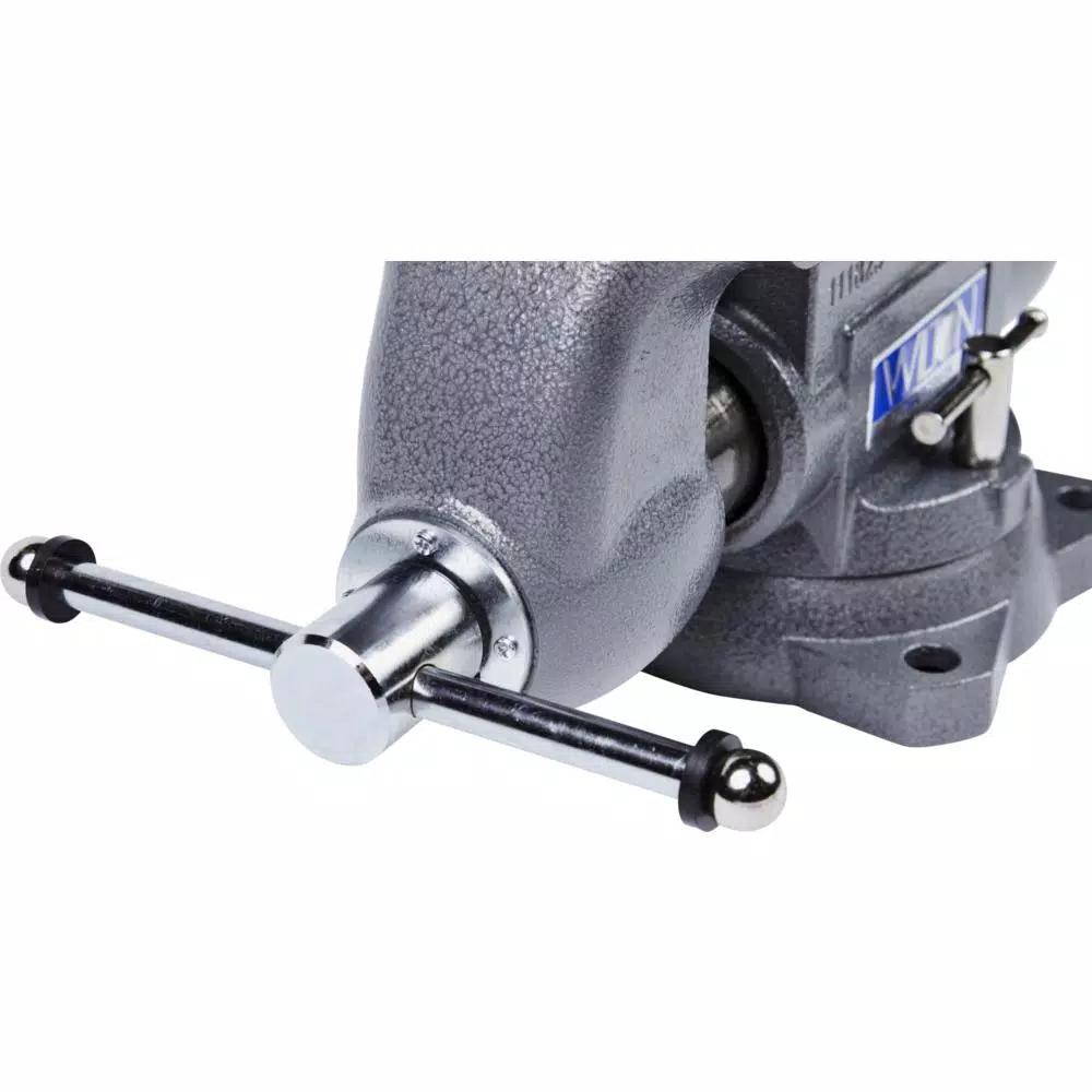 Wilton 1765 Tradesman 6.5 in. Jaw Width Round Channel Bench Vise