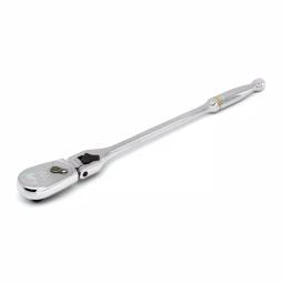 GEARWRENCH 1/2 in. Drive 90-Tooth Locking Flex Head Teardrop Ratchet, 17 in. thumbnail 1