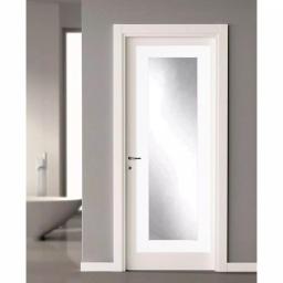 BrandtWorks Modern Matte White Composite Full Length Door Mirror, 71 in. x 21.5 in. thumbnail 2