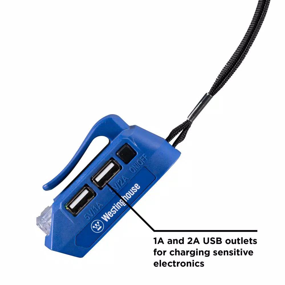 Westinghouse 20V USB Power Adapter with LED Flashlight