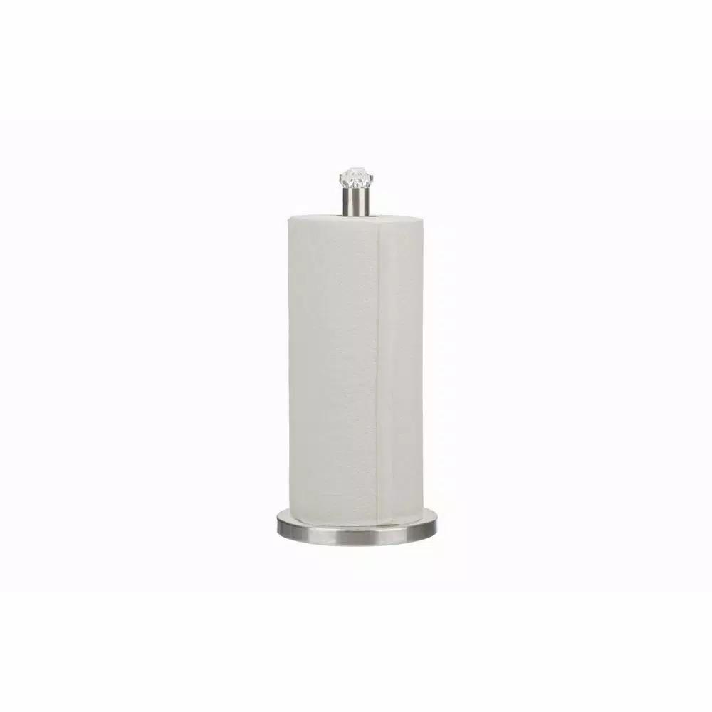 Jiallo Stainless Steel Free-Standing Paper Towel Holder, Weighted Base for Jumbo Rolls