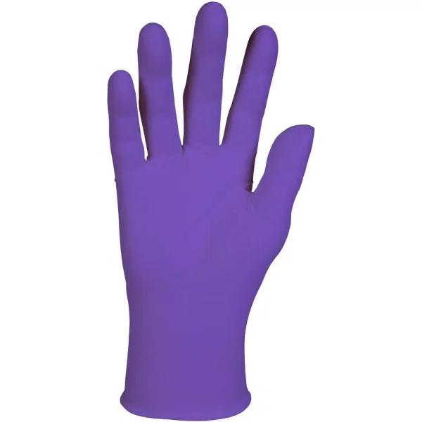 Kimberly-Clark PROFESSIONAL Purple Nitrile Exam Gloves, Powder-Free, Latex-Free, Extra Small (100 Count)