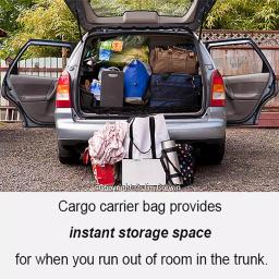 Mockins 57 in. Waterproof Hitch Cargo Carrier Bag, 15.5 cu. ft. Capacity, 500 lbs Load Limit thumbnail 5