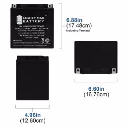 MIGHTY MAX BATTERY YTX30L-BS 12V 30Ah 385 CCA AGM Sealed Lead Acid Powersport Battery thumbnail 5