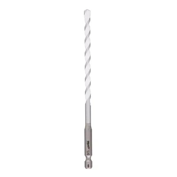 Milwaukee SHOCKWAVE 1/4 in. Carbide Multi-Material Drill Bit, 6 in. Length