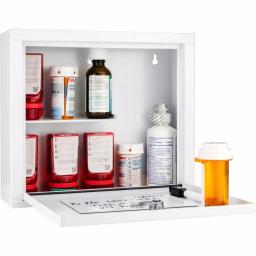 BARSKA Small Medical Cabinet First Aid Kit with Magnetic Dry Erase Pad thumbnail 2