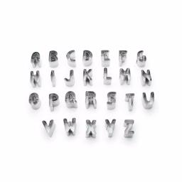 Fox Run 26-Piece Alphabet Cookie Cutter Set - Stainless Steel Letter Cutters thumbnail 5