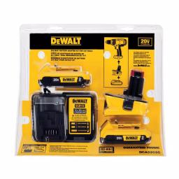 DEWALT 20V MAX to 18V Battery Adapter Kit with (2) 5.0 Ah Premium Lithium-Ion Battery Packs thumbnail 2