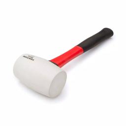 TEKTON 16 oz. White Rubber Mallet with Fiberglass Handle thumbnail 5