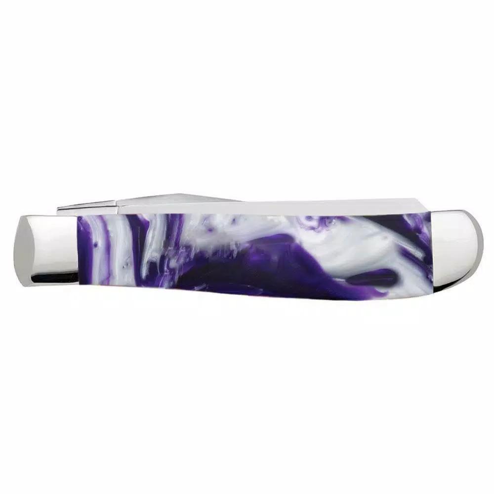 W.R. Case and Sons Cutlery Co. Case Corelon Mini Trapper Pocket Knife - Purple Passion