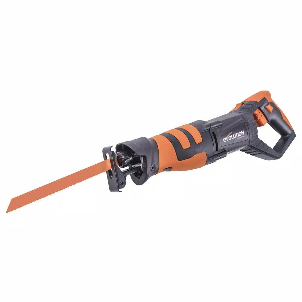 Evolution Power Tools Evolution R230RCP 7 Amp Corded Reciprocating Saw with 4 Blades