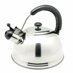 Creative Home Cobra 10.8-Cup Stainless Steel Whistling Stovetop Tea Kettle, Mirror Finish thumbnail 3