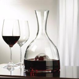 Wine Enthusiast 48 oz. Visual Wine Decanter - Lead-Free Crystal Glass thumbnail 2