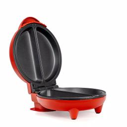 HOLSTEIN HOUSEWARES Holstein 4-Egg Red and Stainless Steel 2-Section Omelette Maker thumbnail 5