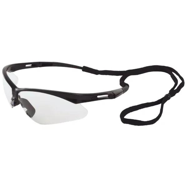 ERB Octane Safety Glasses Dispenser Box, 12-Pair Pack, Black Frame with Clear Anti-Fog Lenses