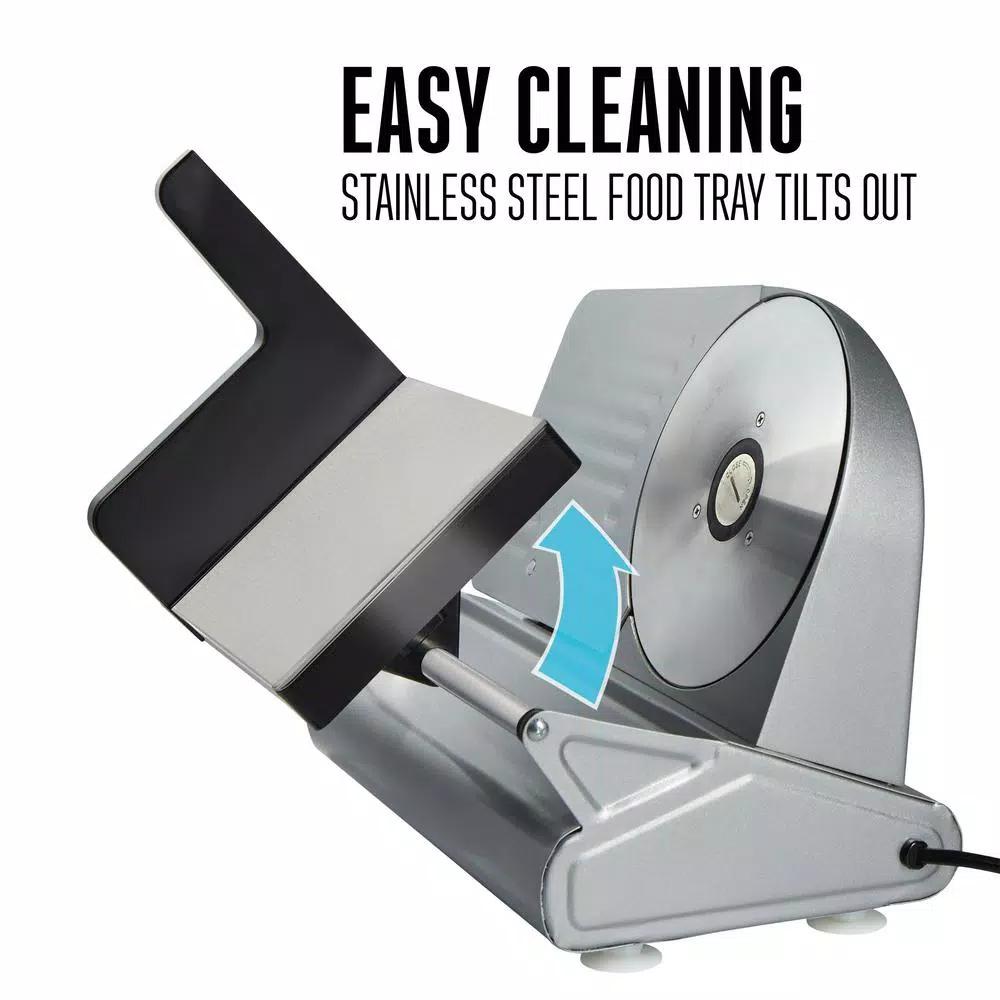 Weston Realtree Edge 200-Watt Meat Slicer with 7.5 in. Stainless Steel Blade and Camouflage Cover