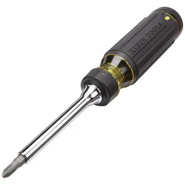 Klein Tools 15-in-1 Multi-Bit Ratcheting Screwdriver with Cushion-Grip Handle