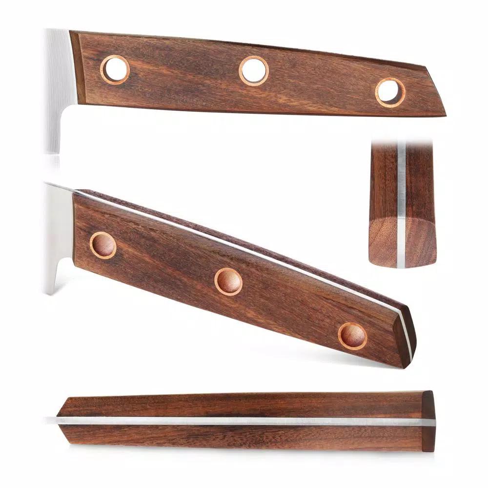 Cangshan W Series 6-Piece German Steel Knife Set with Solid Walnut Wood Block