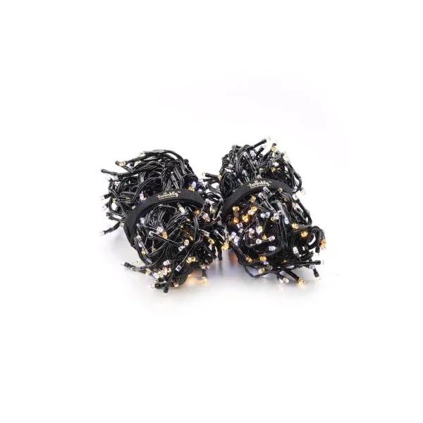 Unbranded Twinkly 19.5 ft. 400 LED Amber and White Smart String Lights, Bluetooth & Wi-Fi Controllable