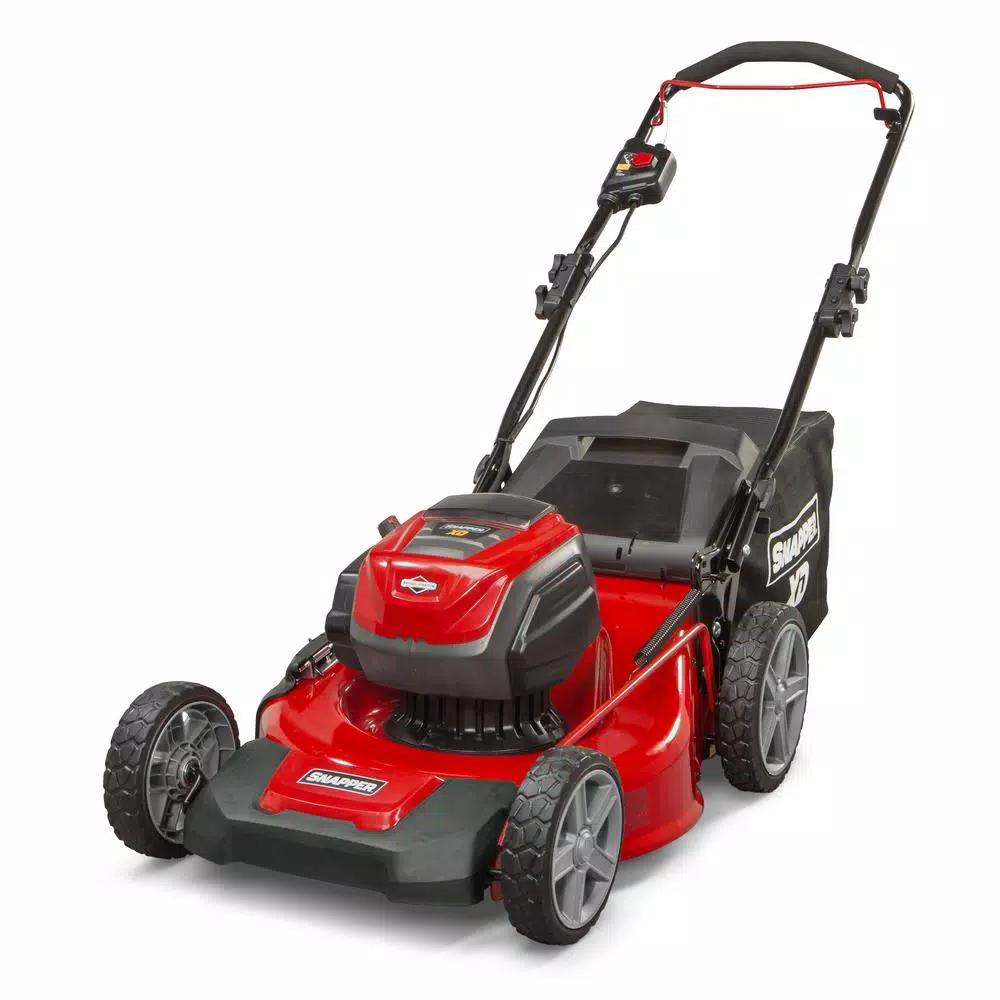 Snapper XD 82V MAX 21 in. Cordless Electric Lawn Mower Kit with (2) 2.0 Ah Batteries and Rapid Charger