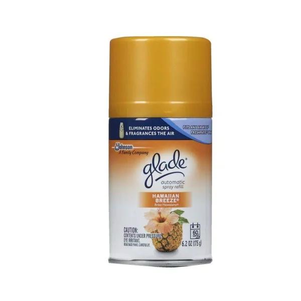 Glade Hawaiian Breeze Automatic Air Freshener Spray Refill, 6.2 oz (6-Pack)