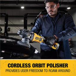 DEWALT 20V MAX XR Cordless Brushless 5 in. Variable Speed Random Orbit Polisher (Tool Only) thumbnail 4
