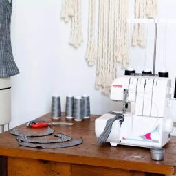 Janome MOD-8933D Serger Machine with 3/4 Thread Capability and Differential Feed thumbnail 2