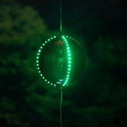 Alpine Corporation 3-Tier Hanging Christmas Ornaments with Chasing LED Lights, Indoor/Outdoor thumbnail 9