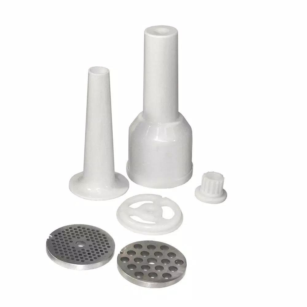 Weston No. 8 575W Electric Meat Grinder and Sausage Stuffer with Stainless Steel Plates