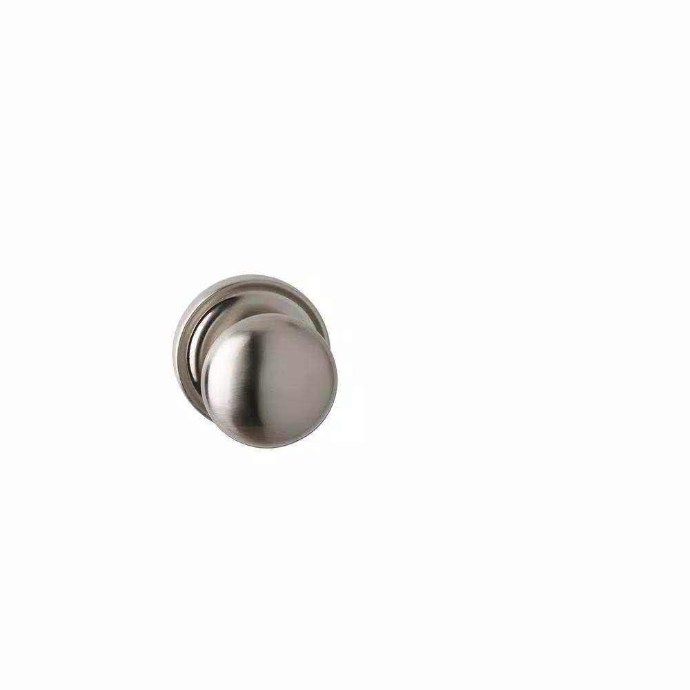 Delaney Hardware Solid Zinc Single Dummy Knob, Satin Nickel