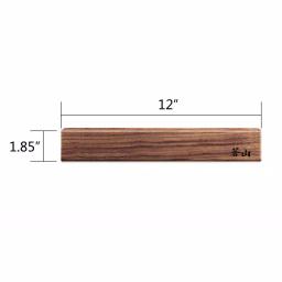 Cangshan 12 in. Walnut Wood Magnetic Knife Bar thumbnail 3