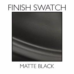 Design House Coventry Matte Black Entry Door Handleset with Cambridge Interior Knob and Single Cylinder Deadbolt thumbnail 2