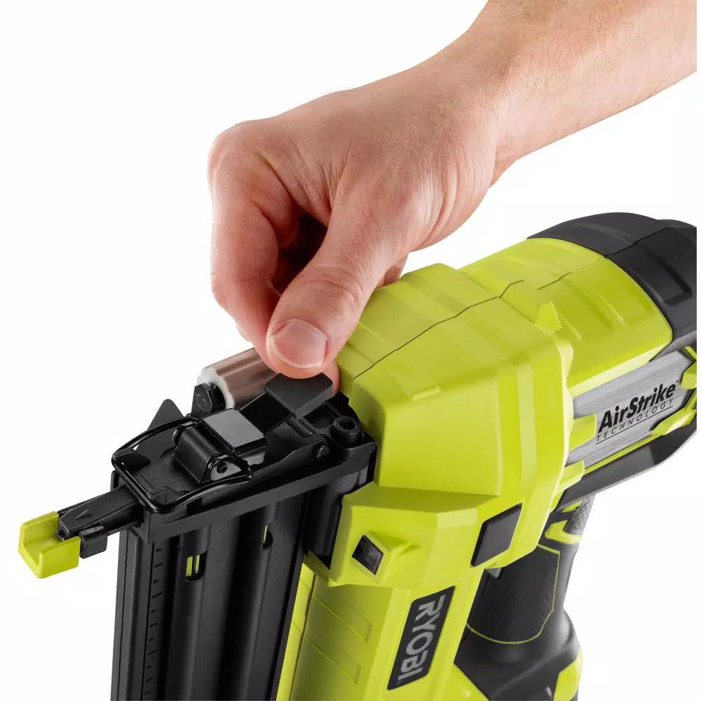 RYOBI 18V ONE+ AirStrike 18-Gauge Brad Nailer and 16-Gauge Finish Nailer 2-Tool Combo Kit