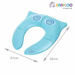 Babyloo Blue Owl Folding Toilet Seat with Travel Bag for Toddlers thumbnail 2