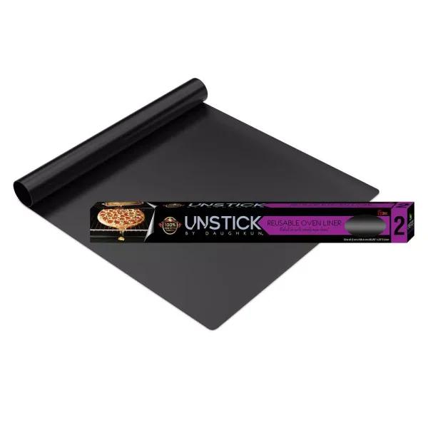 Unbranded UNSTICK Reusable Oven Liner - Non-Stick Fiberglass Baking Mat, PFOA Free, 24 x 18 in