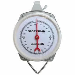 Sportsman Series 330 lb. Capacity Analog Hanging Scale with Steel Hooks thumbnail 2