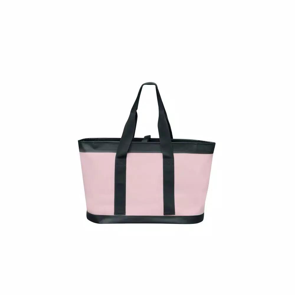 Camp-Zero Premium Carry-All Tote Bag - Rugged Waterproof Soft-Side Cooler, Pink and Gray