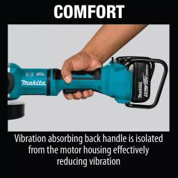 Makita 18V X2 LXT (36V) 9 in. Brushless Paddle Switch Angle Grinder Kit with 5.0 Ah Batteries & Grinding Wheels thumbnail 8