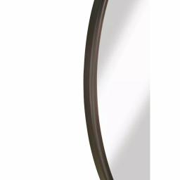 Martin Svensson Home 30 in. Round Oil Rubbed Bronze Metal Frame Accent Mirror thumbnail 4