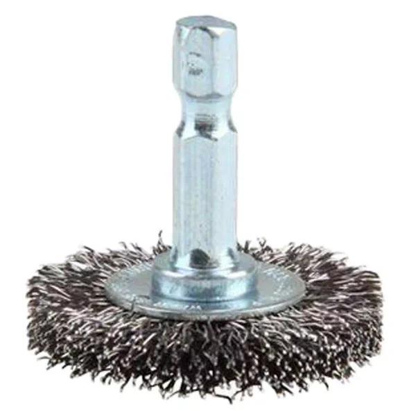 Lincoln Electric 1-1/2 in. Circular Coarse Wire Brush with 1/4 in. Shank