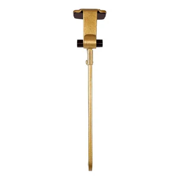 Village Lighting Company Gold Mantle Garland and Stocking Holder - Adjustable Cantilever Design